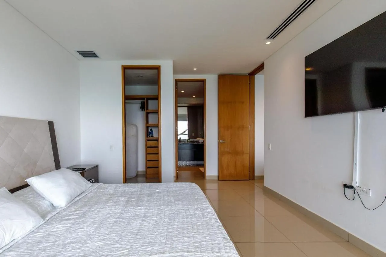 Apartmán Apartamentos En Edificio H2 Bocagrande Cerca Al Mar Cartagena Kolumbie