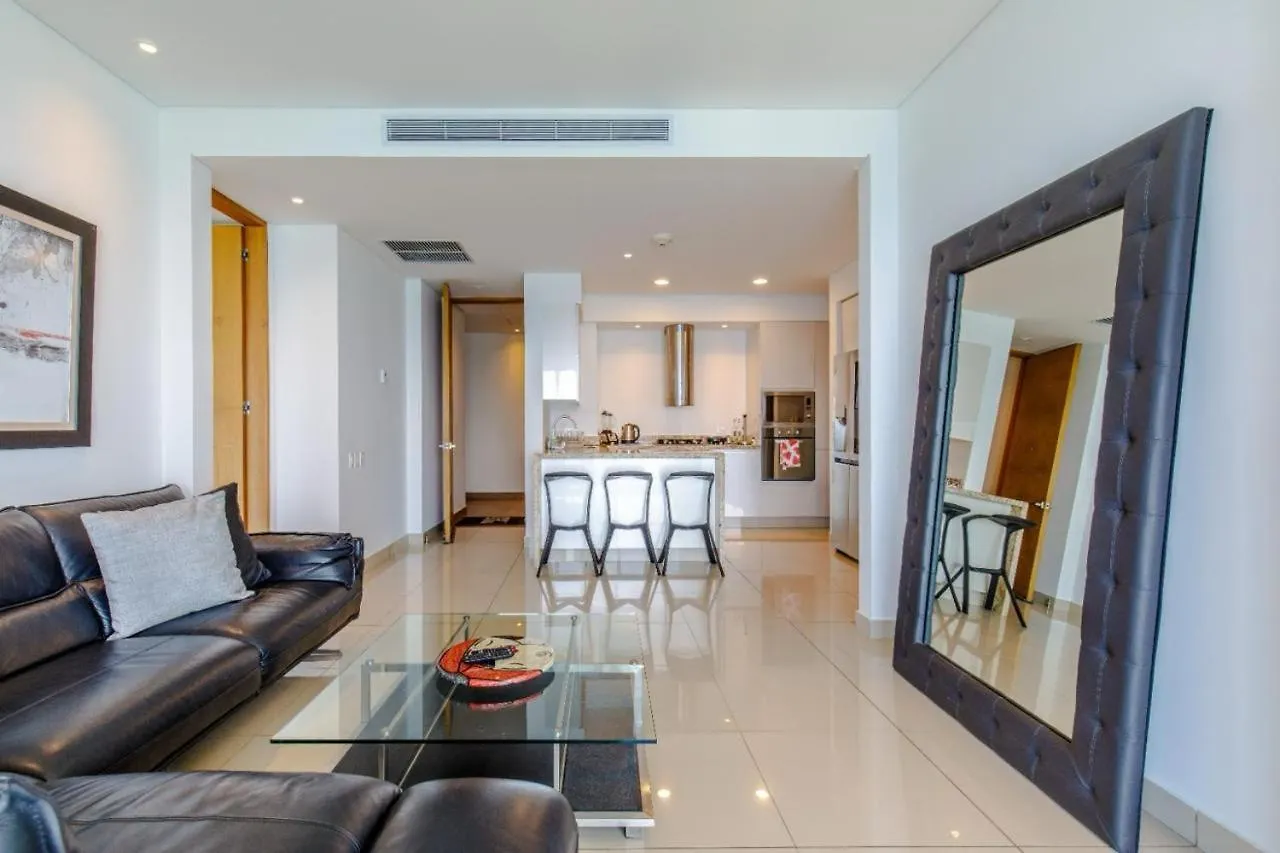 Apartmán Apartamentos En Edificio H2 Bocagrande Cerca Al Mar Cartagena
