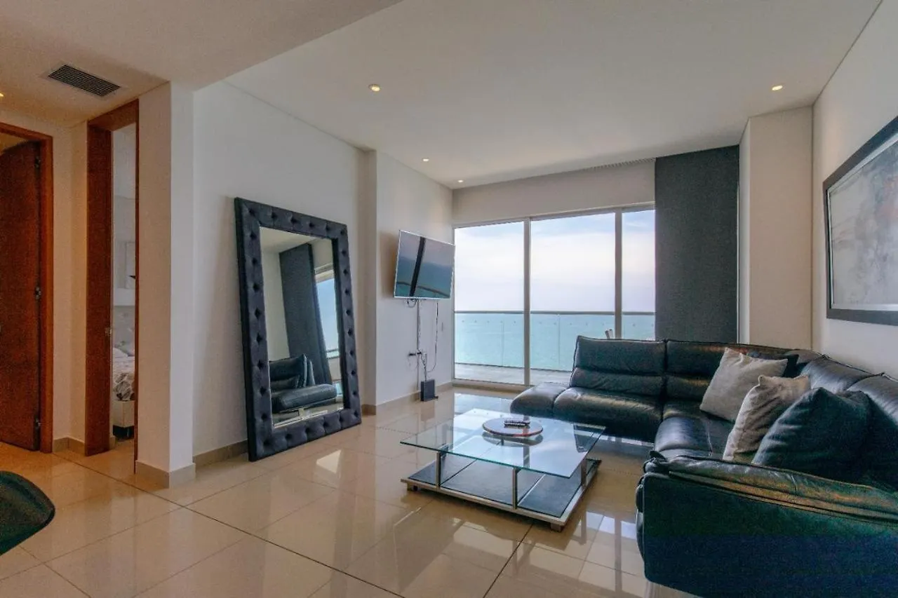 Apartmán Apartamentos En Edificio H2 Bocagrande Cerca Al Mar Cartagena Kolumbie